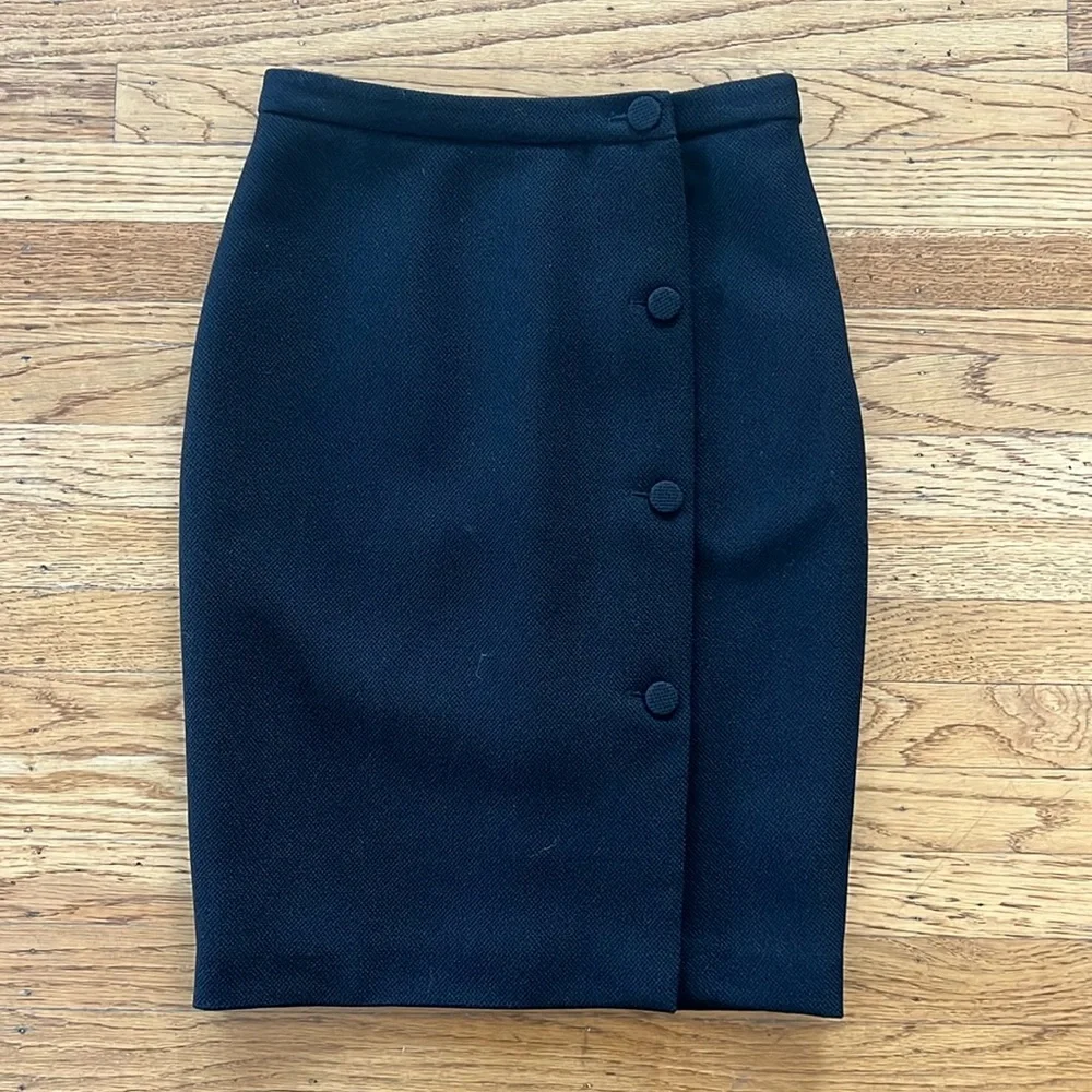 Reiss Ricky Button-Front Pencil Skirt - Picture 5 of 8